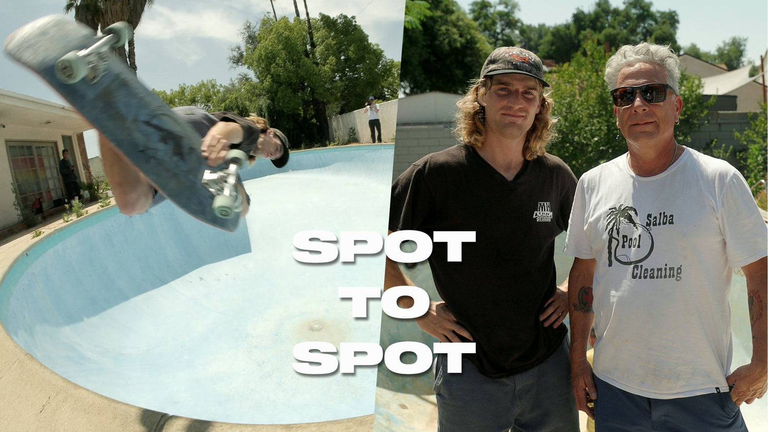 Raw Pool Skating with Jesse Lindloff and Salba | Spot to Spot