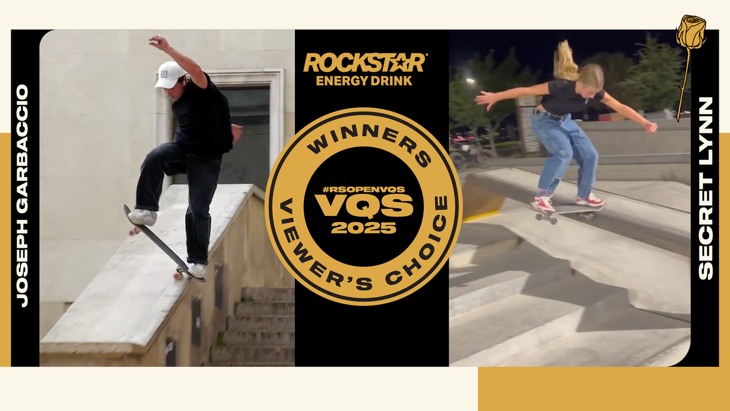 Secret Lynn and Joseph Garbaccio Win Viewer’s Choice at Rockstar Energy VQS 2025