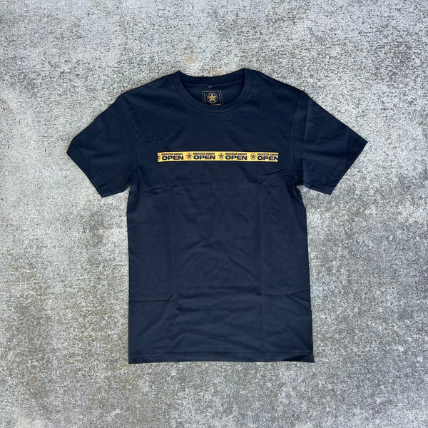 RSEO TICKER TAPE T-shirt BLACK