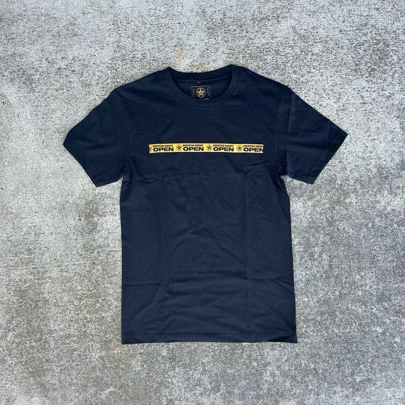 RSEO TICKER TAPE T-shirt BLACK