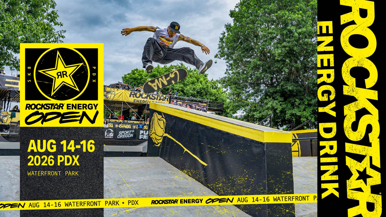Street & Bowl Skate Contests + Live Music Return To Portland Waterfront, 2026 Rockstar Energy Open