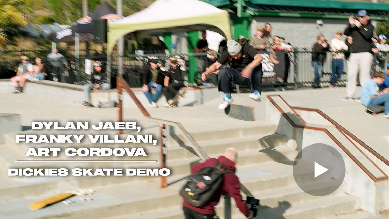 Dylan Jaeb, Franky Villani, Art Cordova at Dickies Demo for Sixes and Sevens Skate Shop