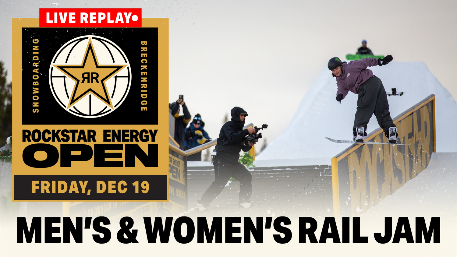 Live Replay: Women and Men Rail Jam Competition | Rockstar Energy Open 2025