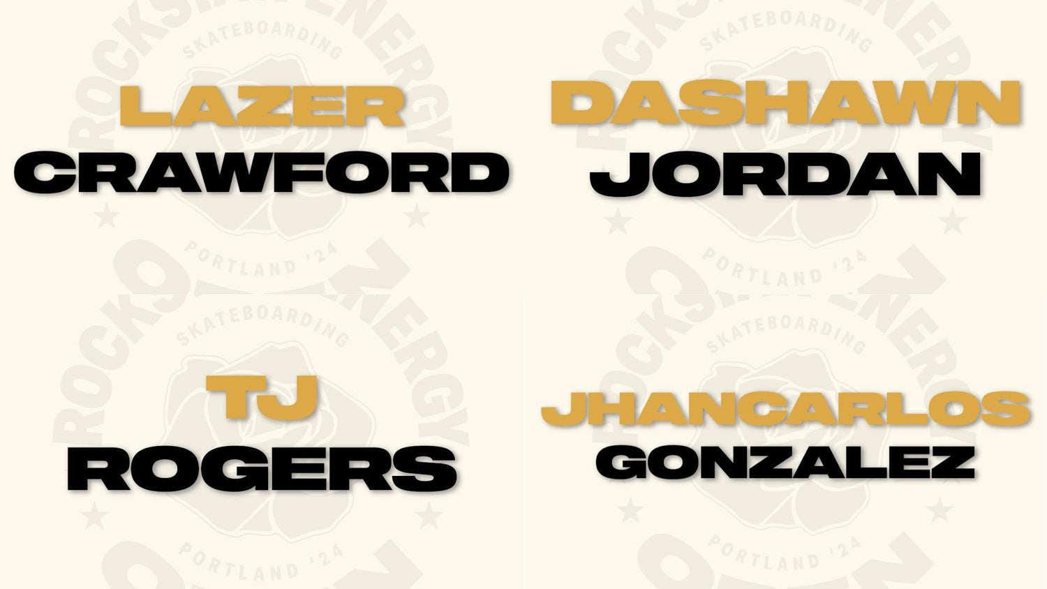 Confirmed Men’s Street Skateboarders: Round 1 | Rockstar Energy Open 2024