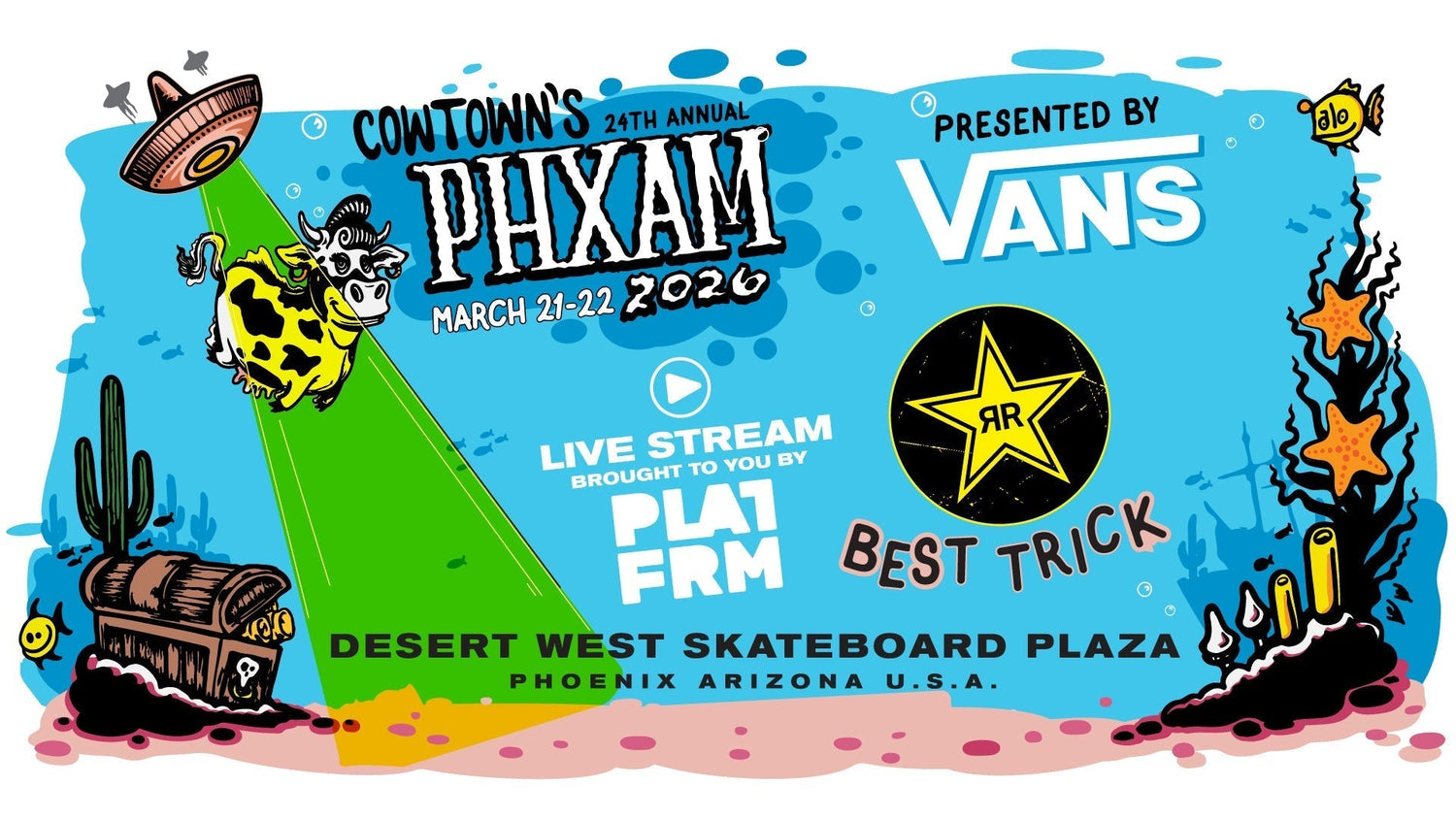 LIVESTREAM: PHXAM 2026 Men's and Women's Final Presented by Vans + Rockstar Energy Best Trick