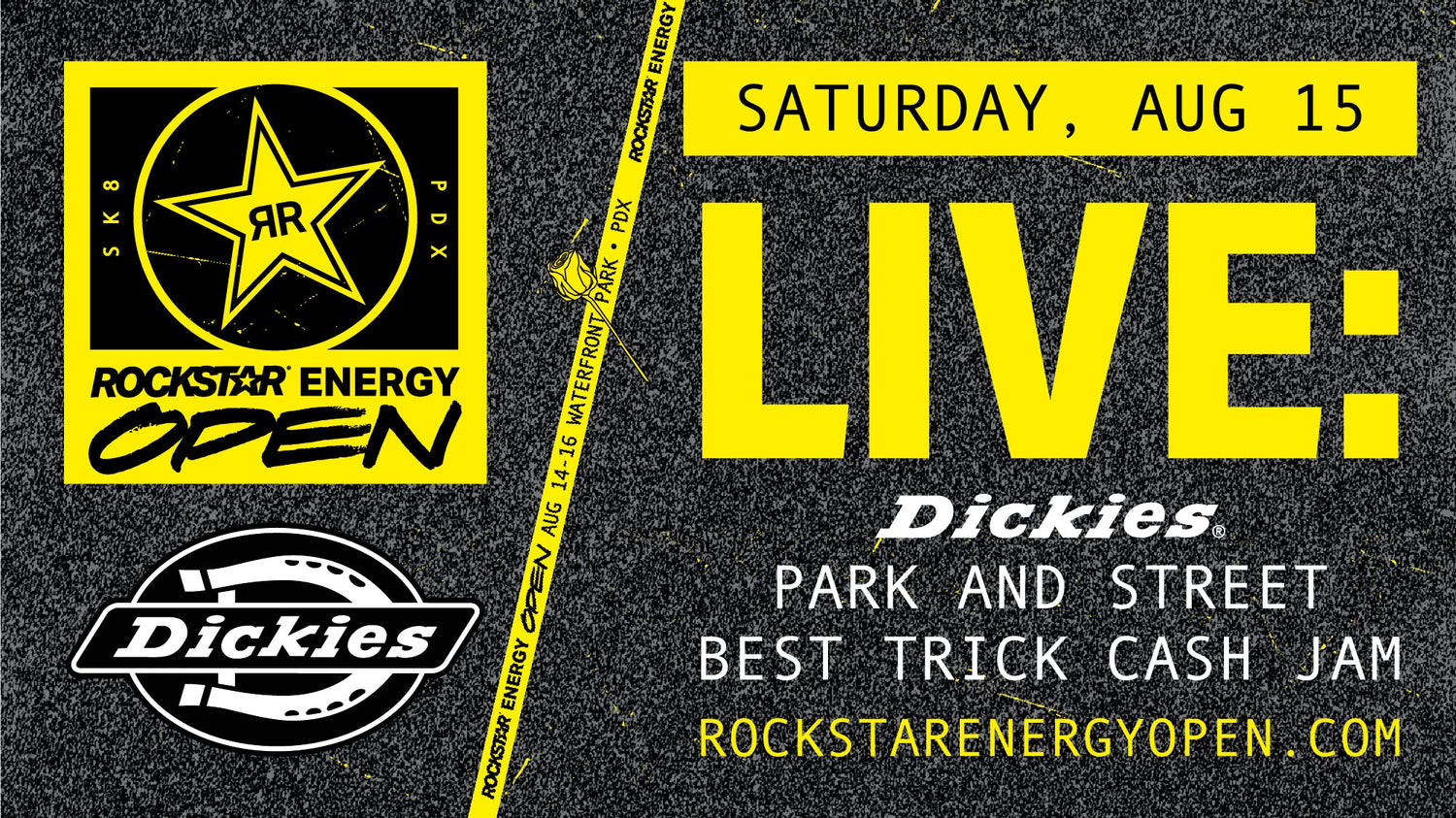 Rockstar Energy Open | Day 2 Livestream: Dickies Park and Street Trick Cash Jam