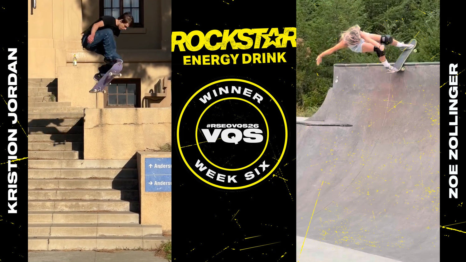 Zoe Zollinger and Kristion Jordan #RSEOVQS26 Winners Week Six