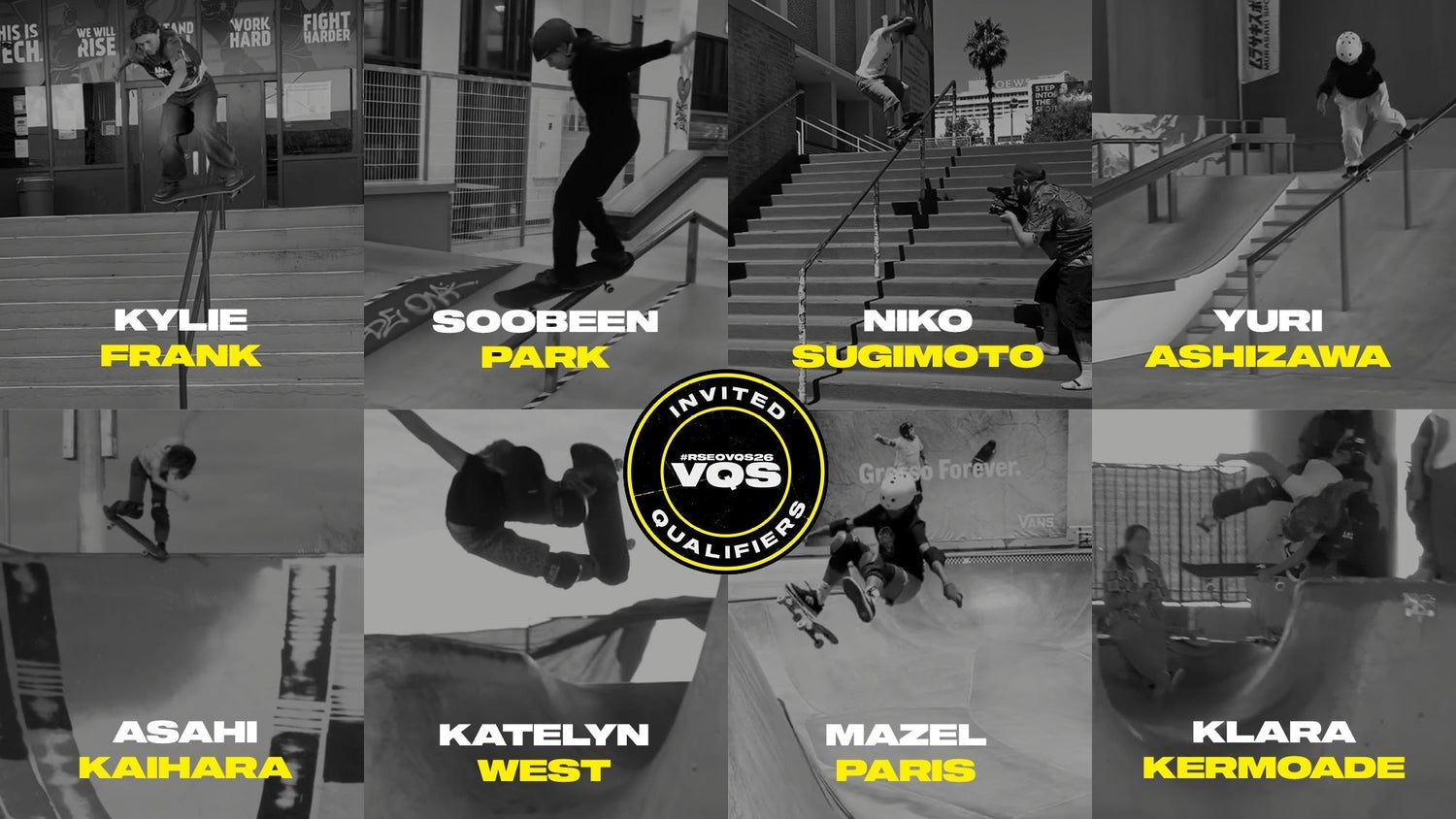 #RSEOVQS 2026: Women's Street & Park Invite List