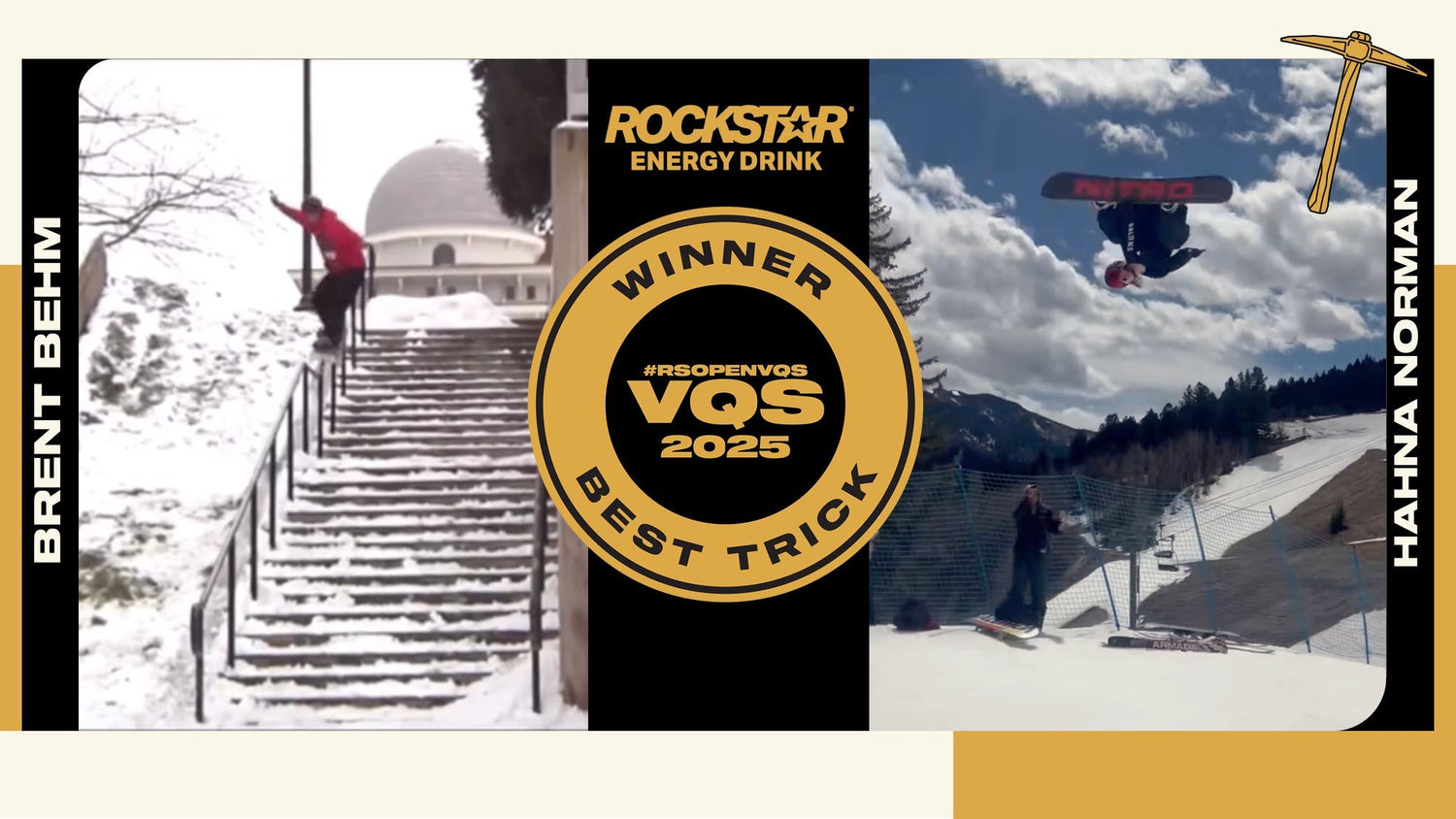 Hahna Norman and Brent Behm Win Best Trick at Rockstar Energy VQS 2025
