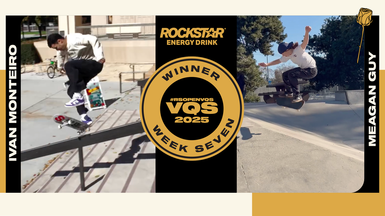 Meagan Guy and Ivan Monteiro RSOPENVQS Winners Week Seven