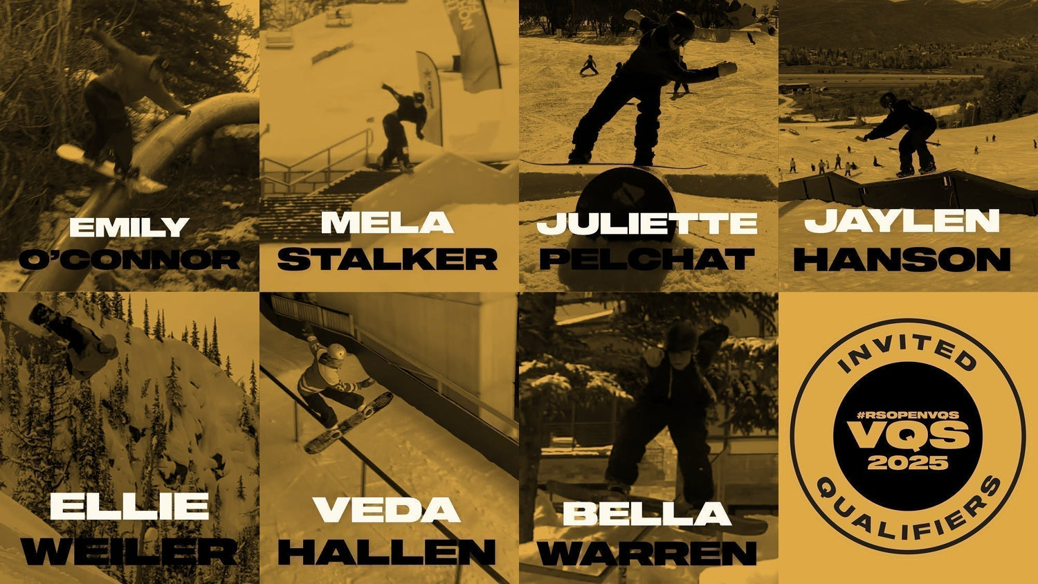 RSOPEN VQS 2025: Invited Women to the Rockstar Energy Open in Breckenridge