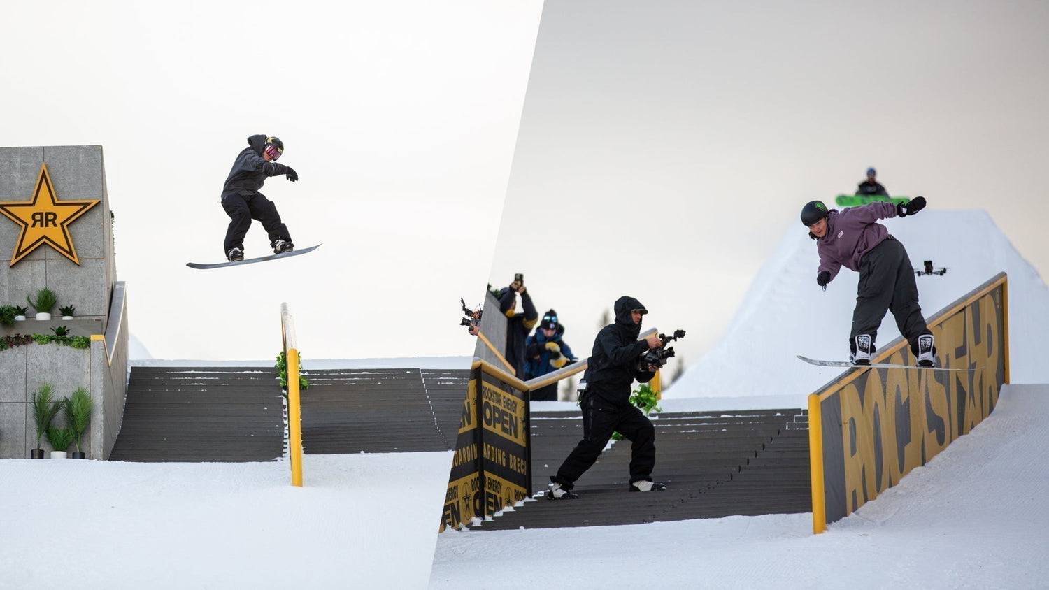 Rail Jam Mayhem: Brandon Davis & Jessica Perlmutter Wreak Havoc In First Event At 2025 Snowboard RSEO